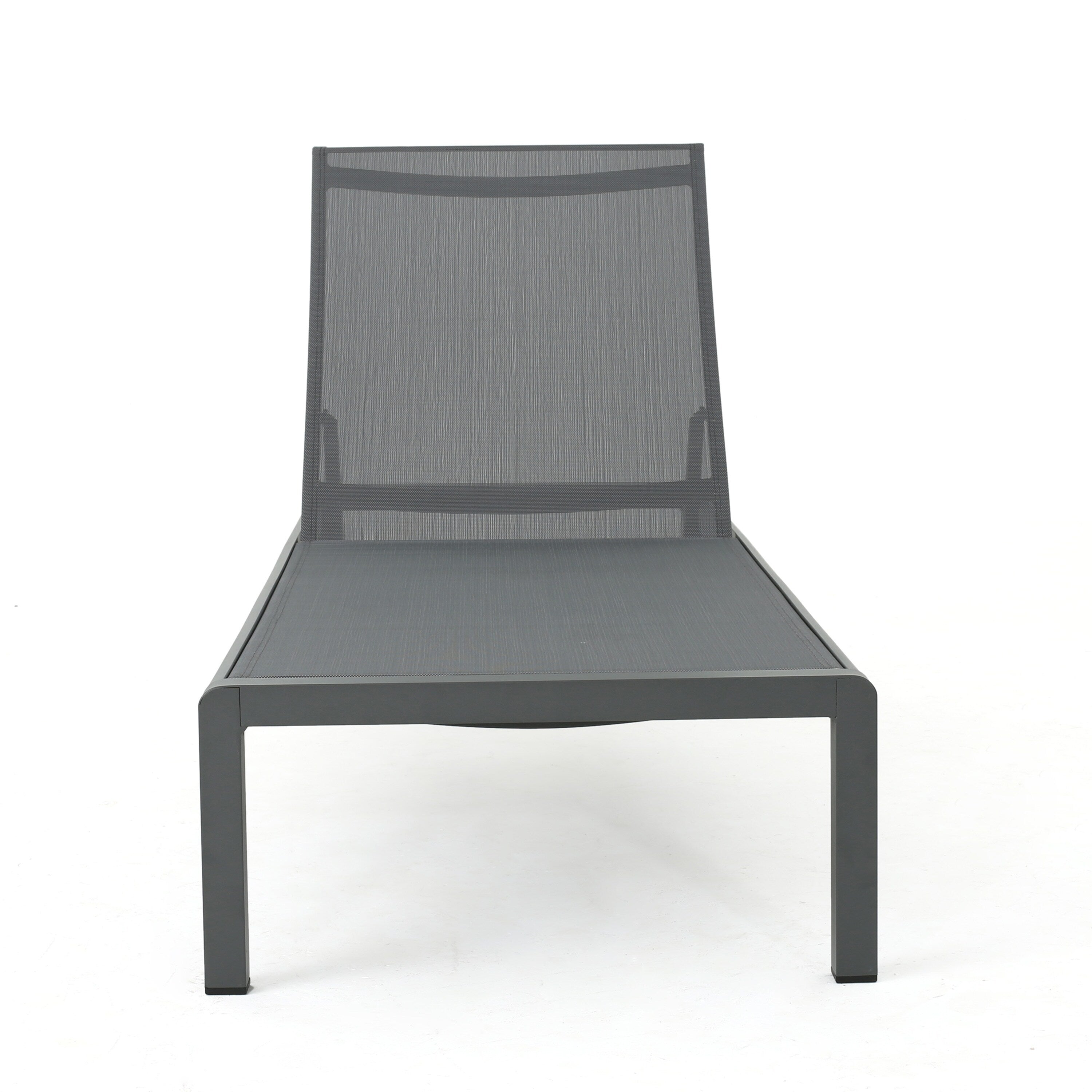 Cape Coral Outdoor Aluminum Chaise Lounge (Set of 2) by Christopher Knight Home - 77.56 D x 25.20 W x 11.80 H